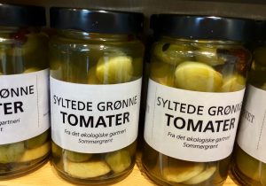 syltede grønne tomater syltede grønne tomater